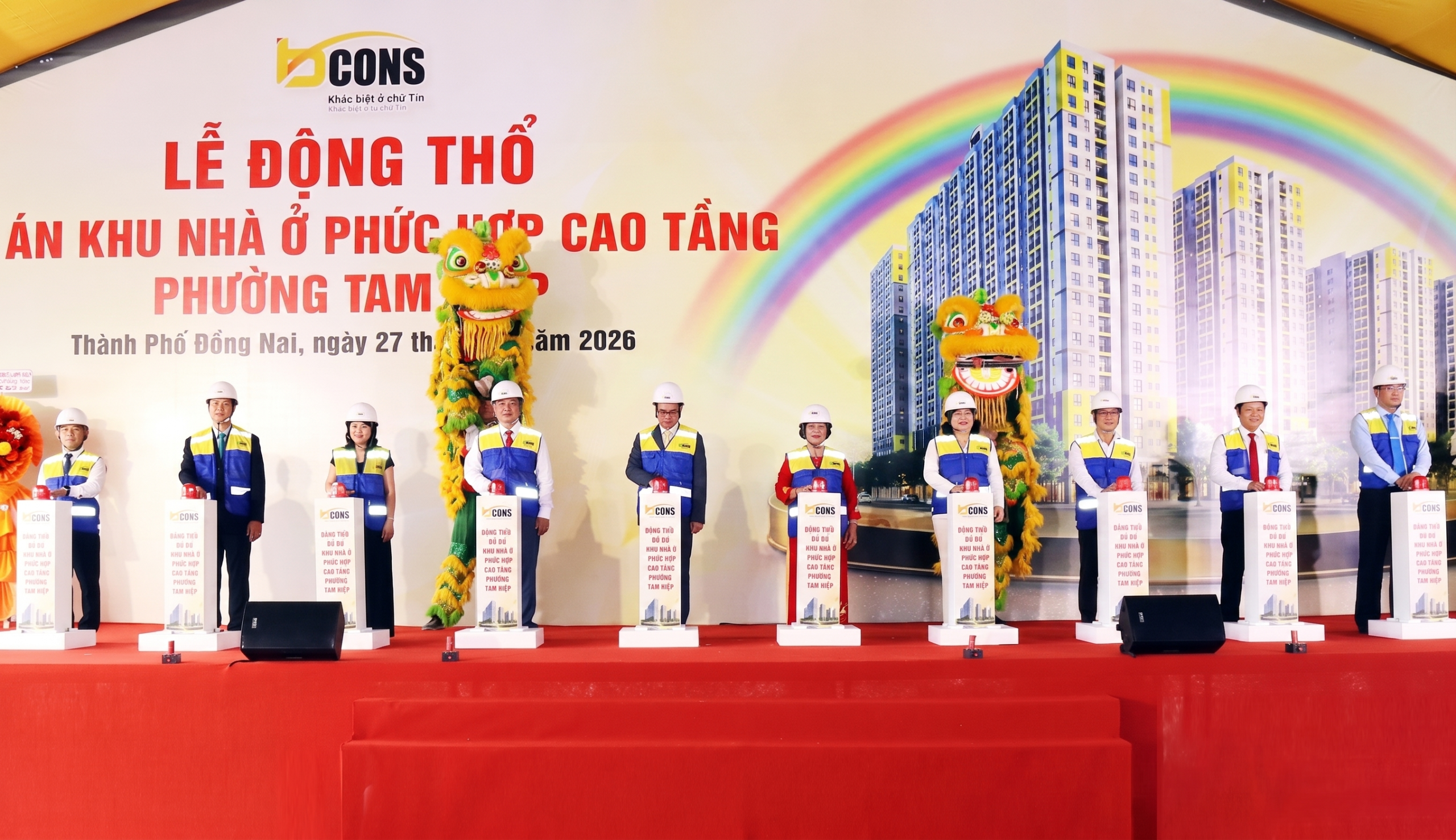 Tiến độ thực tế Bcons Central Park 1